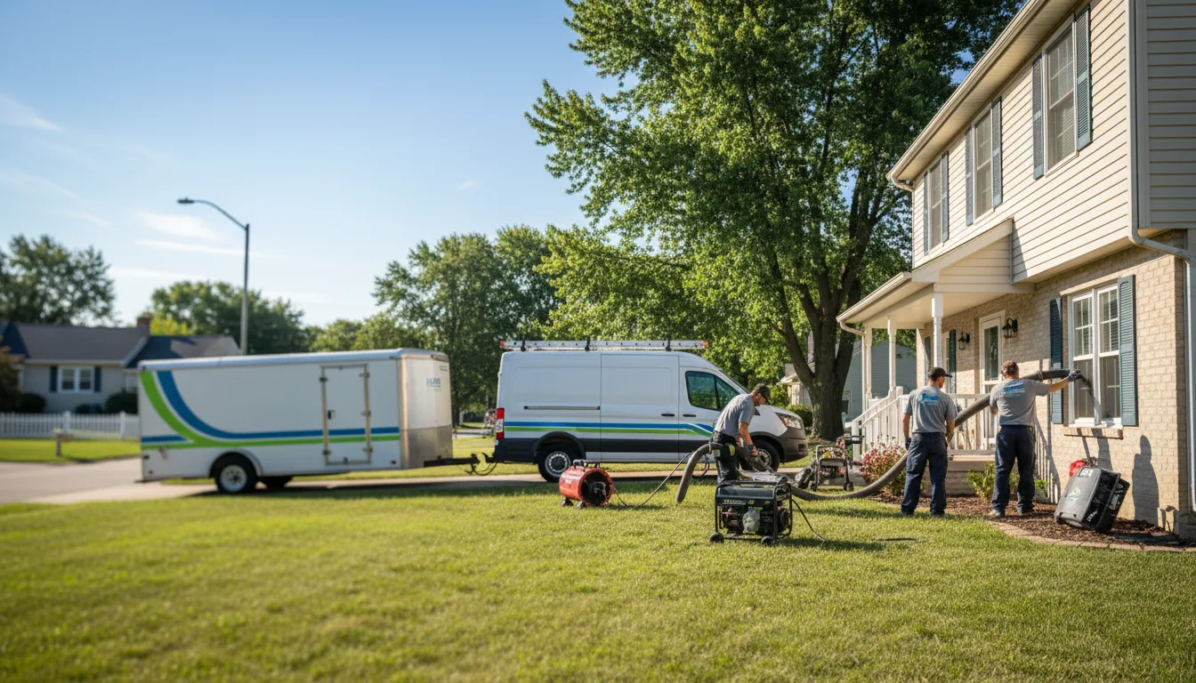 Flooded Basement Restoration And Cleanup With Repair in Bloomingdale, MI near me